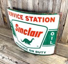 Sinclair Gasoline Oil Dino 13  Rolled Form Metal Aluminum 3d Sign Garage Bar New