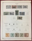 Belgian Congo  1886-1928  Lot Of 35 Diff  Stamps  Mint   Used  On 3 Old Pages