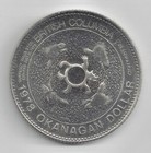 1978 Okanagan Dollar British Columbia Token Nicola Trade Dollar Proof-like