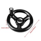 Hand Wheel Three-spoke Lathe Controller Crank Revolving Handwheel For