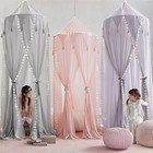 Princess Bed Canopy For Girls  Pink Kids Bed Net Canopy  Dreamy Play Tent For Gi