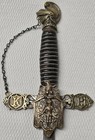 Early Antique 1870s Mc Lilley Knights Of Pythias Sword Named Wh Nichols Fcb Ohio