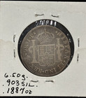 Peru 2 Reales 1816 Me - Lima Mint  Ferdinand Vii  Average Grade   903 Silver  A2