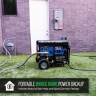 Duromax Xp13000hxt 13000w Tri-fuel Generator Electric Start W  Co Alert