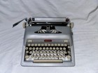 Vintage Royal Heritage Portable Typewriter With The Case   Key - Works