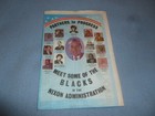 Richard Nixon African American Black Blacks Campaign Presidential 1972 Brochure