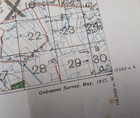 Ww1 British Army Officer s Map Of Aire  Lillers  Estaires  La Motte   sheet 36a 