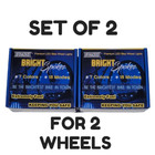 2 Pack Bicycle Bike Wheel Lights 7 Colors Led String Fits Any Spoke Rim 2 Tires