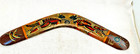Australian Wood Boomerang Hand Paint Kangaroo Aboriginal Design Wanji 16 