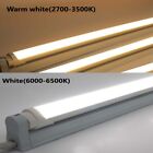 25 Pack T8 4ft Led Tube Bulb 3000k Soft White G13 4 Foot Shop Light Milky Cover