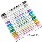 Temporary Tattoo Markers For Skin 10 Body Markers  131 Stencils Safe For All Age