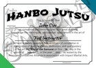 Home Study Course - Samurai Hanbo Jutsu Mastery  dvds   Certificates 