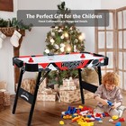 48  Air-powered Hockey Table Sport Hockey Game Pushers Pucks Led Scorer Foldable