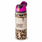 New Owala  wild At Heart  32oz Sip Free Limited Edition Uo Cheetah Leopard Print