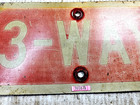 Retired Vintage California 3 Way Street Stop Sign Highway 12 x6  Man Cave P835