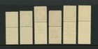 Israel Scott  1-6 1948 Doar  Ivri Low Values Set Of Tabs   4 Wrong Tab Mnh  