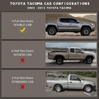 Karpal Floor Mats Fit For Toyota Tacoma 2005-2015 Double Cab  footwell