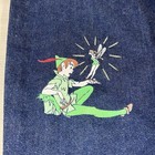 Very Rare Vintage 70s 80s Peter Pan Disney Jean Pants Kids 6x Tinkerbell Nos R1
