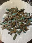 50 Pound Bucket Of Turquoise  50 Lbs  Old Bell Corinthian Turquoise Slabs 