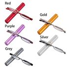 Classic Rimless Compact Reading Glasses Readers Travel Slim Design With Case   