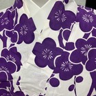 8777  Japanese Yukata Womens Vintage Fabric Cotton Robe Kimono Traditional