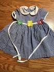 Lot Of 2 Toddler Girl 18-month Vintage Dresses - Ready For Spring 