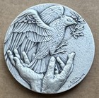 Richard M  Nixon Journey For Peace  999 Silver Medal 5 39 Troy Oz Metal Arts Co 