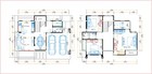 36x26 Feet House Plans 11x8 Meter 3 Beds 2 Bath Hip Roof Pdf Plan  a4 Hard Copy 