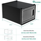 Taus 12 24 36pcs Shoe Storage Box Organizer Stackable Sneaker Case Container Xl