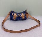 Coach Ashton Baguette Bag In Signature Canvas Denim brown Cy700 Outlet New