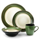 16 Piece Stoneware Dinnerware Set  Durable