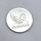Vtg Qsp Company 1 Troy Oz 999 Silver 25th Commemorative Anniversary Coin Round 