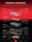 T-spec Vbdb4   Car Stereo 4-way Power   Ground Distribution Block    new  