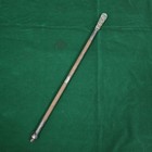Vintage Indo-persian Islamic Dervish Sufi Silver Damascened Baton Staff Or Mace 
