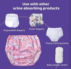 3pc Girls Size 4t Waterproof Diaper Cover For Plastic Pants- New