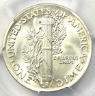 1921 Mercury Dime 10c Coin - Uncirculated Details  - Rare
