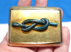 Sterling Silver Enamel Serpent Snake Box Compact Antique Art Deco 45 2 Grams