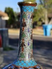 Japanese Cloisonne Bottle Vase Unique Enamel Japan Meiji Era