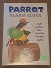New Rare Vintage Squawking Talking Parrot Alarm Clock   Spencer Gifts  London