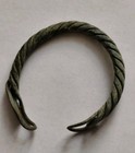 Rare Ancient Celtic Bronze Bracelet 800-500 B c 