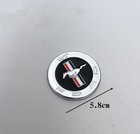 Mustang Pony Front Emblem Chrome Ford Licensed New 2015-22 Tri Color 2pc