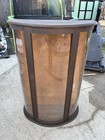 Antique Curved Glass Curio Cabinet-49    Tall-local Pickup Only