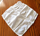 Vintage Handkerchief Souvenir Bruxelles  Belgian Lace Sheer Linen 10 