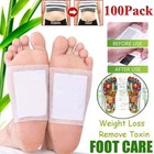 100pcs Detox Foot Patches Pads Body Toxins Feet Slimming Deep Cleansing Herbal