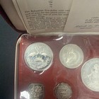 1972 Bahamas 9x Coin Proof Set Silver  With Case   C o a 