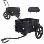 2-in-1 Bike Cargo Trailer With Removable Box   Waterproof Cover