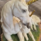 Summit Collection Arcadia Unicorn Mare   Foal Figurine Fantasy Resin Statue
