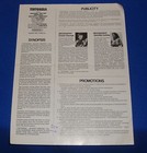 Original 1960 s Publicity Brochure Lobby Card Tintorera