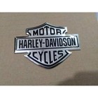 2 Pcs Black Harley Dyna Sportster Softail Touring Fuel Tank Emblems Right   Left