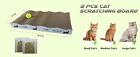 Miva Kitty -  2 Pack Durable Cardboard Cat Scratcher With Play Toy   Catnip 